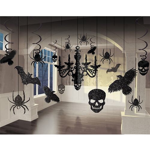 kit décoration chandelier halloween