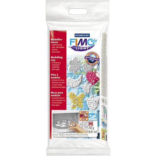 Staedtler Fimo Air argile à modeler lumière 250 grammes blanc brillant