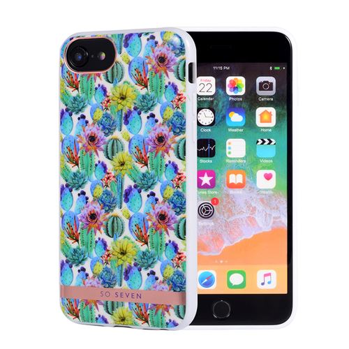 So Seven - Coque Mexico Cactus bleu: APPLE IPHONE 6/7/8
