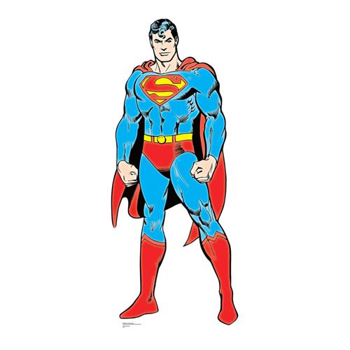 RUE DE LA FETE STAR CUTOUTS - Stsc636 - Figurine G&eacute;ante - Superman Comics - Superman - 187 Cm