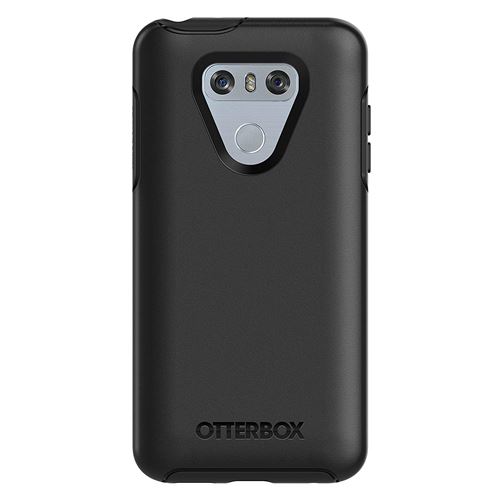 OtterBox Symmetry Series 'Sleek and Stylish - Achterzijde behuizing voor mobiele telefoon - polycarbonaat, synthetisch rubber - zwart - voor LG G6