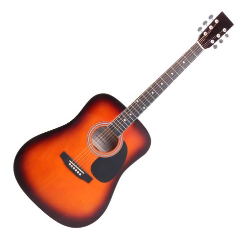 Classic Cantabile WS-10SAB Guitare Folk Sunburst