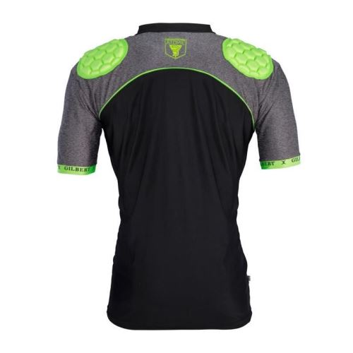 GILBERT Sous-maillot de rugby renforcé Atomic V3 - Enfant garçon - Noir - 12/14 ans