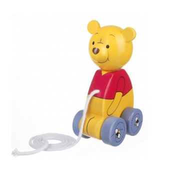 Disney Personnage Winnie The Pooh En Bois 15 Cm Jouet A Tirer Bebe Jouets A Tirer Ou A Pousser Achat Prix Fnac