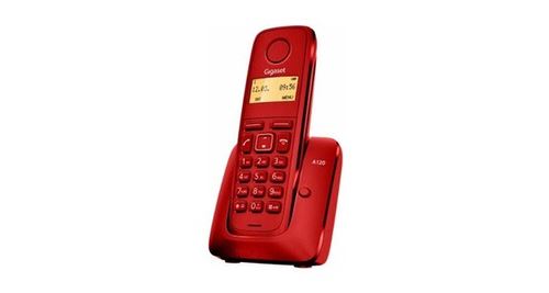 Gigaset A120 - Snoerloze telefoon met nummerherkenning - DECTGAP - rood