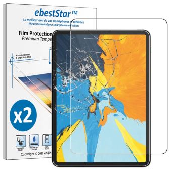 10% sur ebestStar - Pack x2 Verre trempé iPad Pro 11 Film Protection Ecran  Vitre protecteur anti casse, anti-rayure, pose sans bulles [Dimensions  PRECISES Tablette : 247.6 x 178.5 x 5.9mm, écran