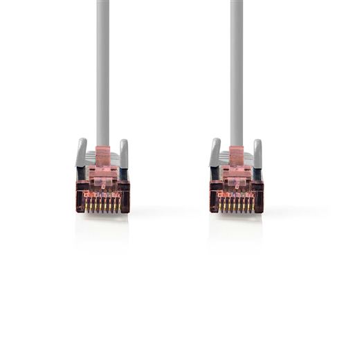 Cable Réseau Cat 6 S-FTP RJ45 Male - RJ45 Male 10 m Gris ALPEXE-1118
