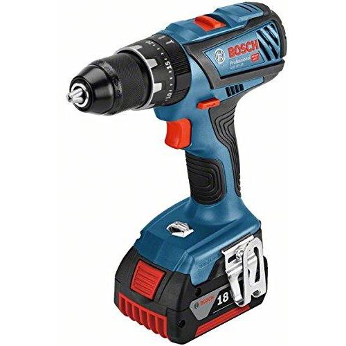 Bosch Professional perceuse-visseuse à percussion sans-fil GSB 18V-28 (2 batteries 5,0 Ah, 18 V, ∅ de perçage maxi dans le bois: 38 mm, L-BOXX)