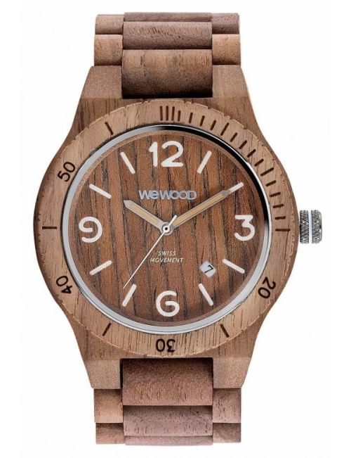 WEWOOD Alpha SW Nut Rough - Montre homme en bois