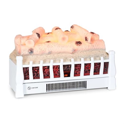 Cheminée Électrique - Klarstein Kamini Fxl 2G - Insert 1800 W Led-3D Simulation De Flammes - Blanc