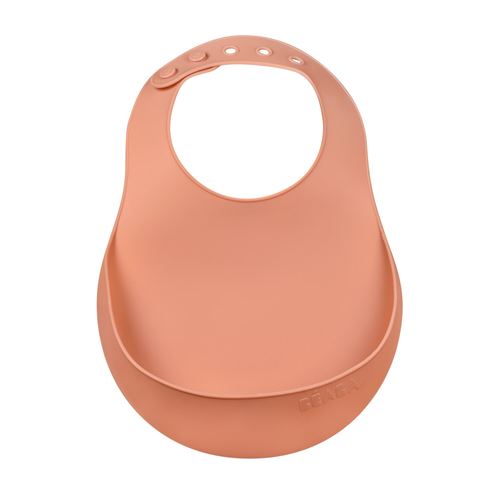 Non Communiqué Terracota Bavoir Silicone Terracotta