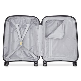 DELSEY PARIS - BELMONT PLUS - Valise cabine rigide 55 cm x 40 cm x 20 cm cm - 33 L - S - Noir