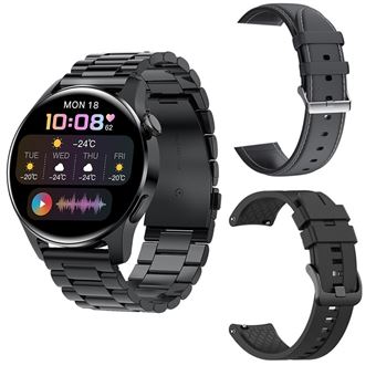 Montre connectée Rumocovo Montre connectée pour téléphone Huawei, Xiaomi,  IOS, Android, GT3, Bluetooth, appels, fréquence cardiaque, tension  artérielle, pour hommes et femmes