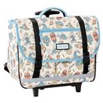 Bagtrotter Cartable à Roulettes 38 Cm Minecraft Noir - Sac à Dos École Avec Bretelles Rétractables
