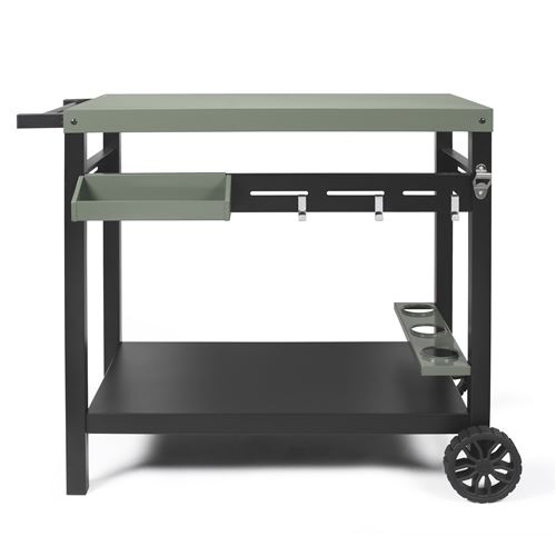 Non Communiqué Gris Desserte Kaki 100.5X63x81cm Livoo Gs167v