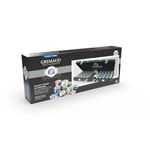 Mallette de 500 jetons de poker Grimaud – jetons en ABS avec insert métal – avec 2 jeux de cartes Grimaud