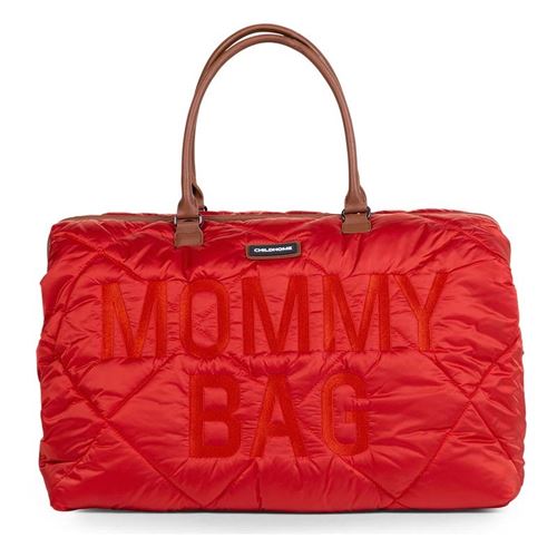 Mommy Bag Sac à langer matelassé Rouge