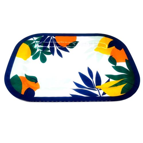 Non Communiqué Multicolore Plat De Service Imprimé Rio 43Cm