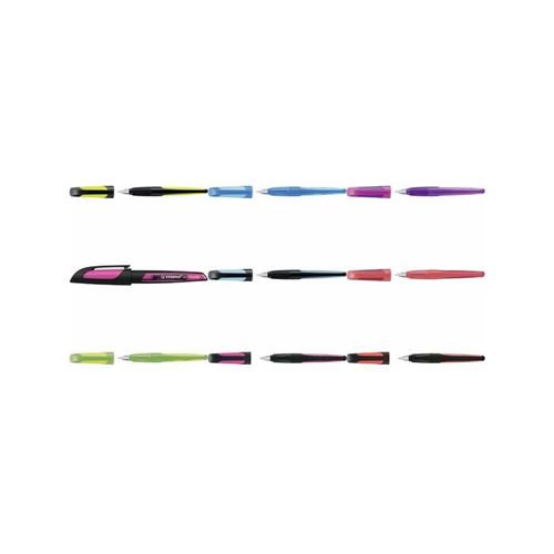 STABILO Stylo plume EASYbuddy L, gauchers, corail/rouge
