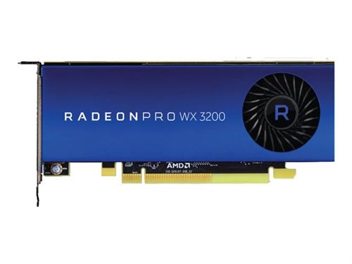 AMD Radeon Pro WX 3200 - Carte graphique - Radeon Pro WX 3200 - 4 Go profil bas - 4 x Mini DisplayPort - pour Dell 3460 Small Form Factor