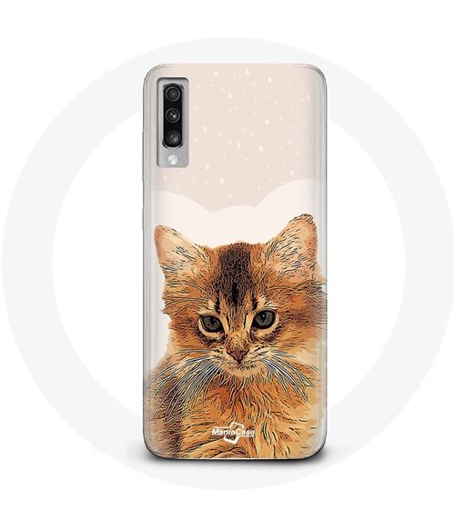 Funda para Samsung Galaxy A50 Raza de gatos somalí