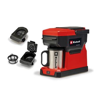 Einhell TE-CF 18 Li-Solo Power X-Change Cafetière rouge Nombre de tasse=1 avec fonction café filtre - 1
