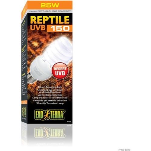 Ampoule fluocompacte UVB pour terrarium EXO TERRA Reptile UVB 150 Climat désertique 26W