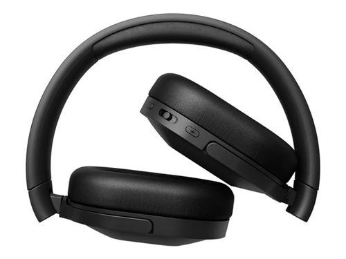 Philips TAH6506BK - Écouteurs avec micro - circum-aural - Bluetooth - sans fil - Suppresseur de bruit actif - jack 3,5mm - noir