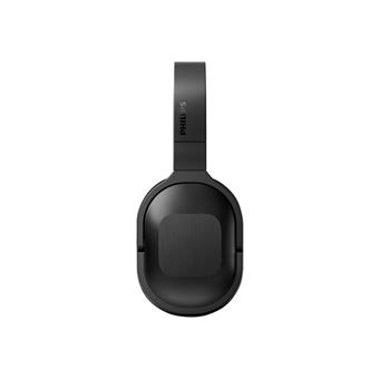 Philips TAH6506BK - Écouteurs avec micro - circum-aural - Bluetooth - sans fil - Suppresseur de bruit actif - jack 3,5mm - noir