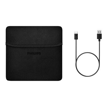 Philips TAH6506BK - Écouteurs avec micro - circum-aural - Bluetooth - sans fil - Suppresseur de bruit actif - jack 3,5mm - noir