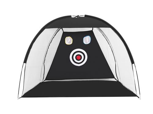 Non Communiqué Noir Filet D'entraînement De Golf 2M Avec Accessoires