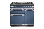 ROCHE BLEUE NICKEL BROSSÉ 90 CM GAZ ELS90DFSB/-EU