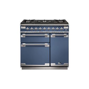 ROCHE BLEUE NICKEL BROSSÉ 90 CM GAZ ELS90DFSB/-EU