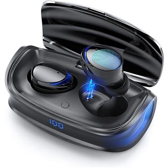 Écouteurs Bluetooth Dans l'oreille, Écouteurs Sans Fil LHBD Sport HiFi Bass Sound Écouteurs（Noir）-Chronus - 1