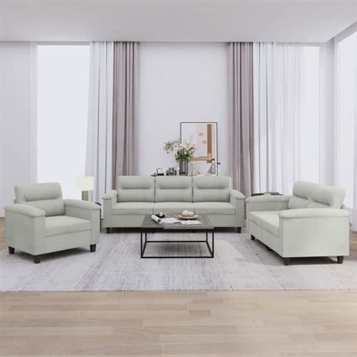 Non Communiqué Multicolore Vidaxl Ensemble De Canapés Avec Coussins 3 Pcs, Canapés Avec Accoudoirs Et Dossier, Ensemble De Meubles, Mobilier De Salon, 3202291