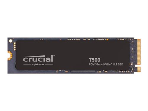 Crucial T500 - SSD - 4 To - interne - M.2 2280 - PCIe 4.0 x4 (NVMe)