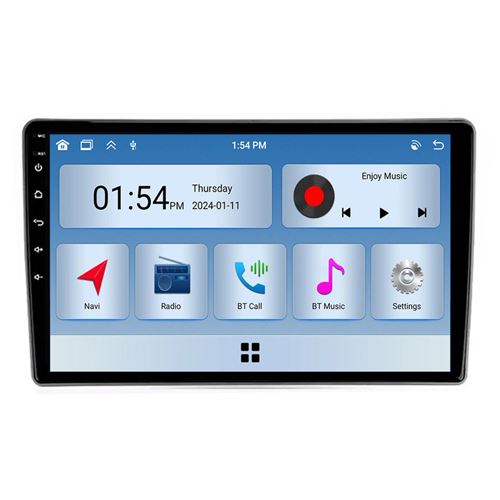 Autoradio RoverOne® Bluetooth CarPlay 2 Din 6Go RAM 128Go ROM pour Nissan X-Trail X Trail XTrail 1 T30 2000-2007