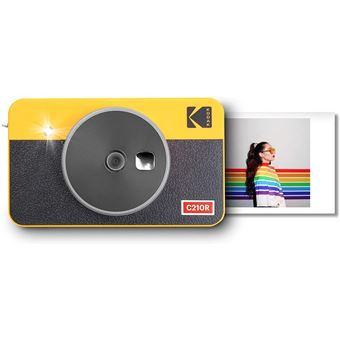 KODAK Mini Shot Combo 2 Retro C210R - Appareil Photo Instantane (Format 5,3 x 8,6 cm - 2,1 x 3,4 '', Écran LCD 1,7'', Bluetooth, 8 photos incluses) - 1