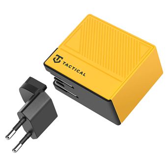 Chargeur Mural Anker USB-C 3 Ports Rapide 100-240V Avec Câble Jaune Inclus