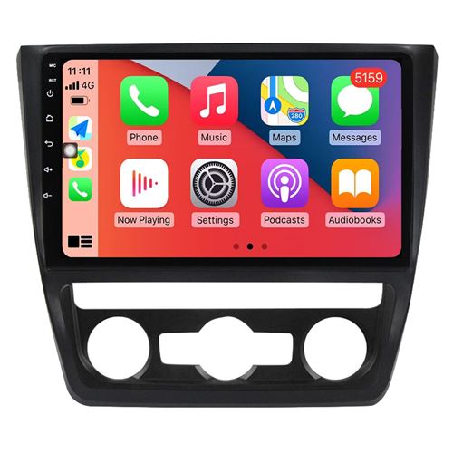 Autoradio Multimédia RoverOne CarPlay Android Auto DSP GPS pour Skoda Yeti 5L 2009 - 2014