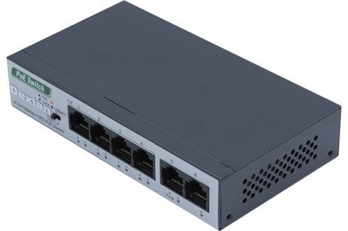 DEXLAN Switch 100mbps 6 Ports Poe Dx3064-p65