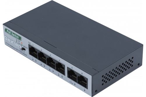 DEXLAN Switch Ethernet Dexlan 6 Ports 10/100 Mbps Dont 4 Poe+ 60w