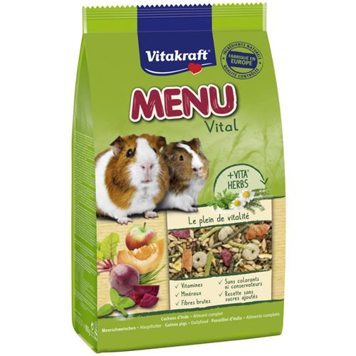 Comparer les prix de Vitakraft - Pack de 5 - Menu Cochons d'Inde 800g