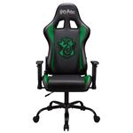 Chaise gaming Harry Potter Serpentard Noir et Vert