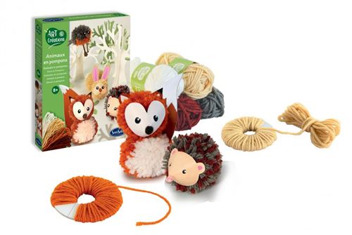 art et creation Animaux en pompons