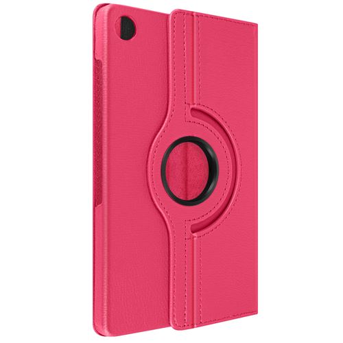 Avizar - Etui Folio pour Samsung Galaxy Tab A9 Plus - Support Rotatif - Rose - Image 2