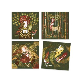 Inspired by cartes a gratter Golden muses
