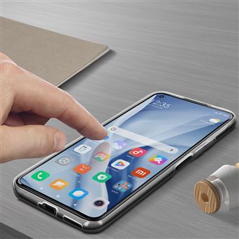 Kit Protection Pour Xiaomi Mi 11 Lite : 2 Films Verre Trempé + Coque En Gel Transparente