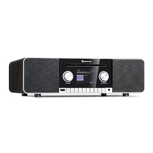 Radio Internet - Auna Connect Cd Mkii - Lecteur Multimédia Bt Mp3 Dab+ Spotify Connect Radio - Noir