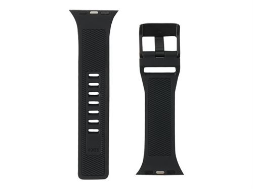 UAG Apple Watch Band 41mm/40mm/38mm, Series 7/6/5/4/3/2/1/SE - Scout Black - Horlogebandje voor smart watch - zwart - voor Apple Watch (38 mm, 40 mm)
